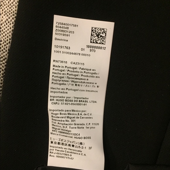 Sold Boss Hugo Boss Dastrina Stripe Dress Size 0 - Picture 7 of 8